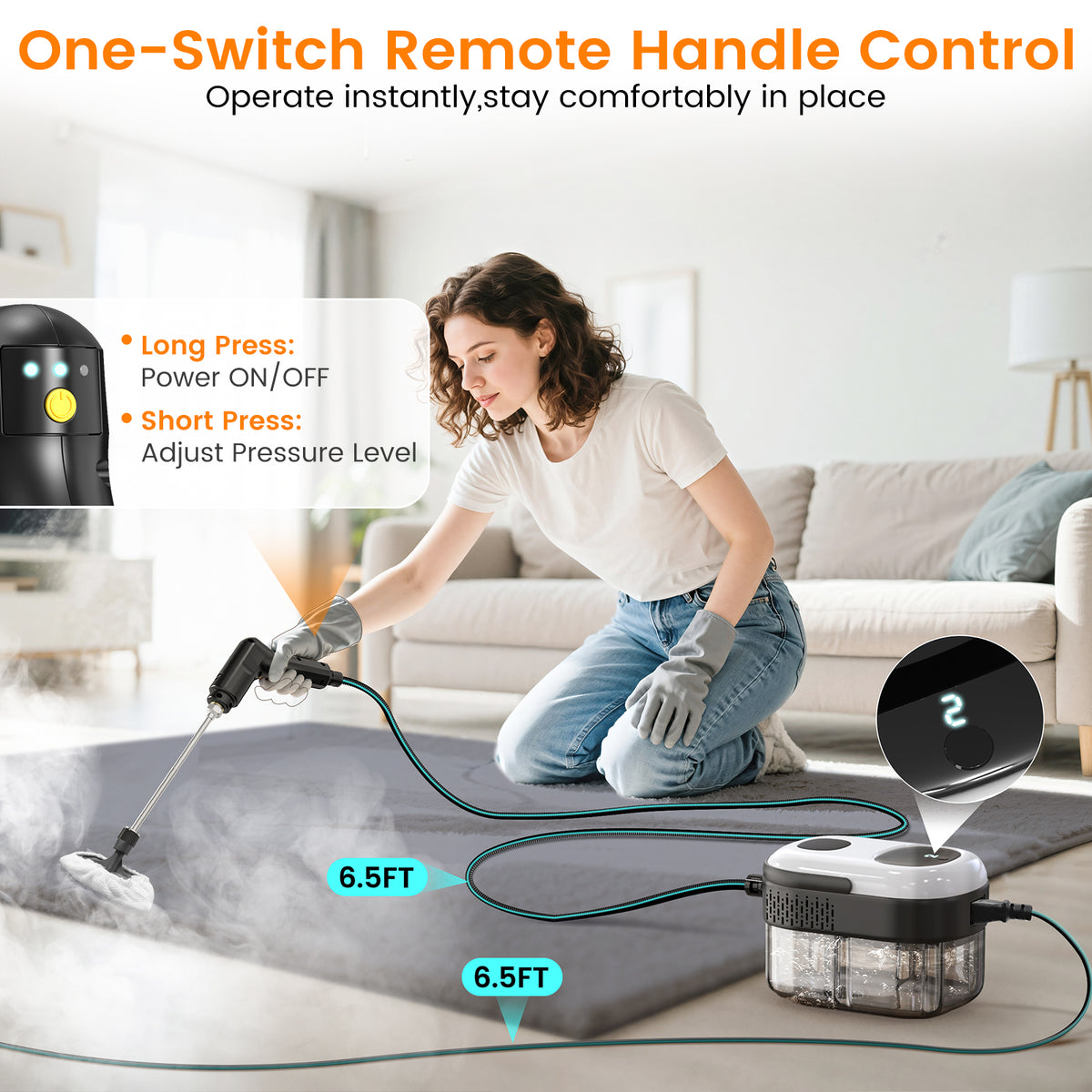 Granarbol 1.4L High-Temperature Steam Cleaner