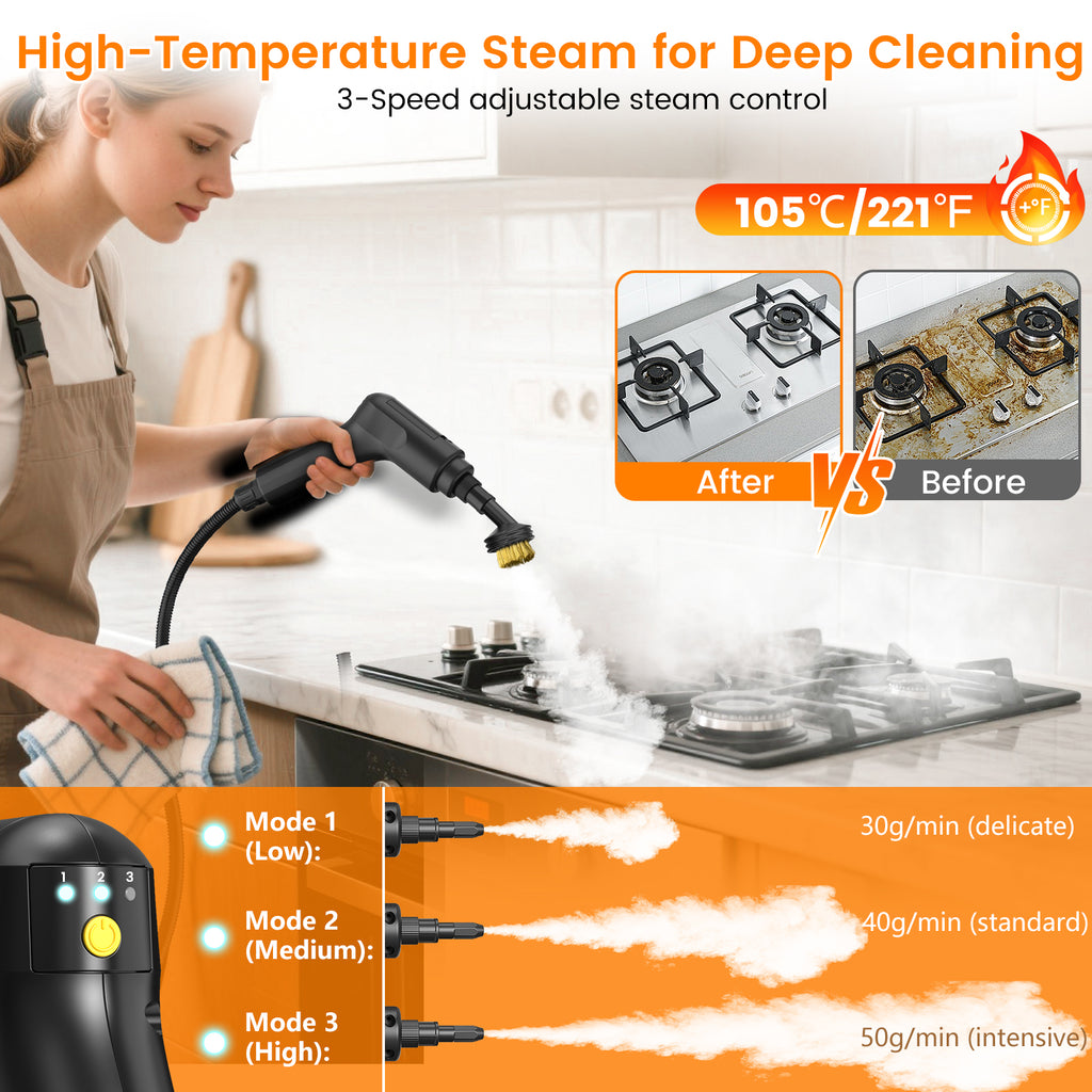 Granarbol 1.4L High-Temperature Steam Cleaner