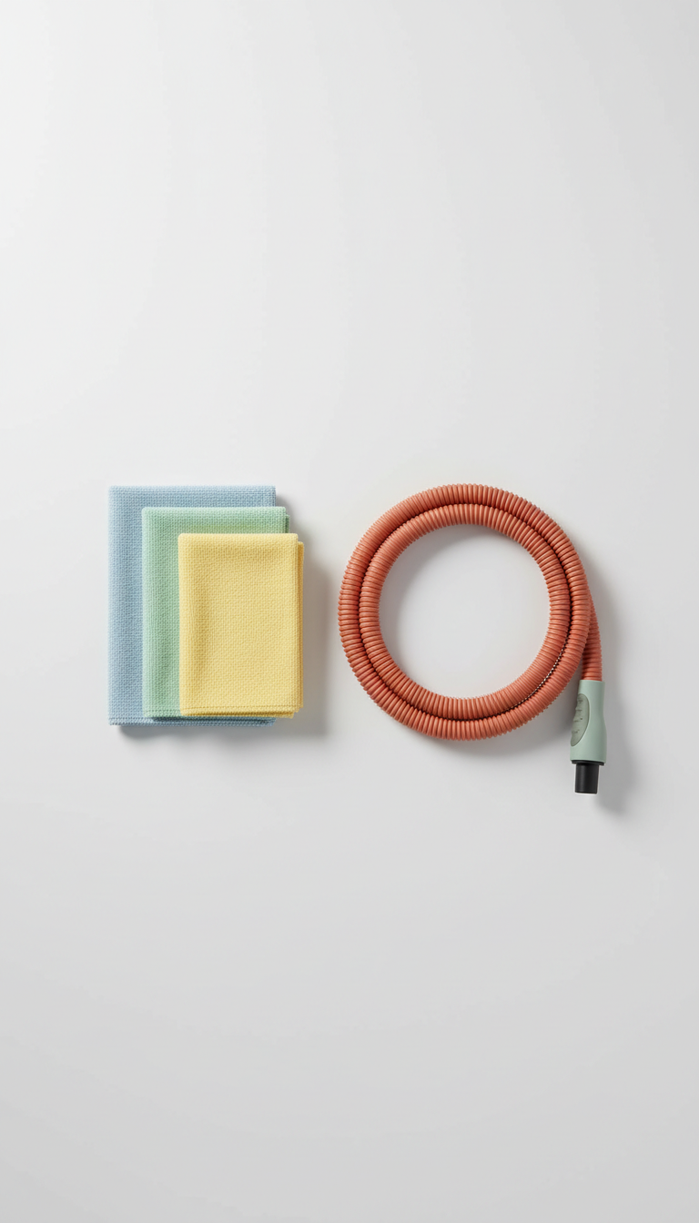 Accessory Set with Microfiber Cloths & Extension Hose