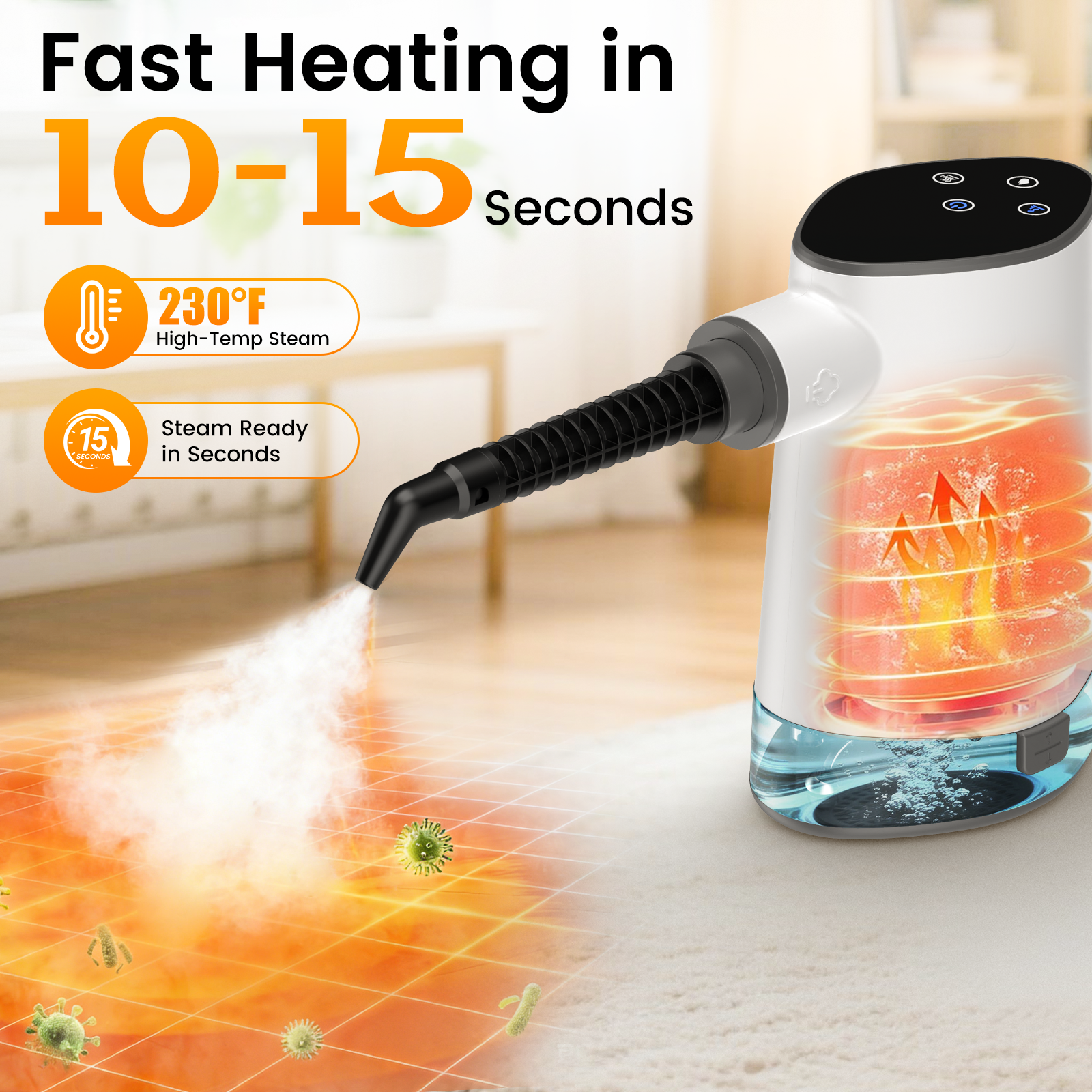 Granarbol 450ml Handheld Steam Cleaner